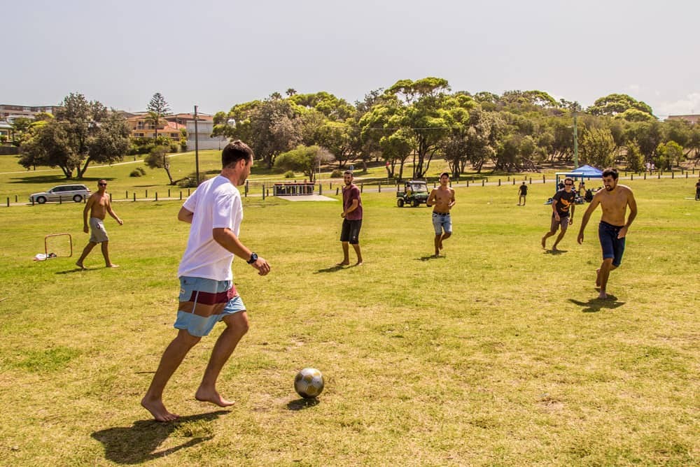 Dieta y deporte en Australia: fútbol